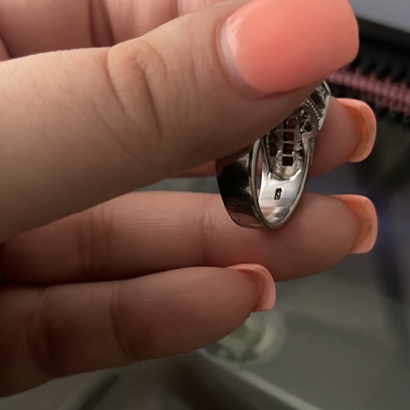 size 8 925 sterling silver ring - Picture 6 of 6